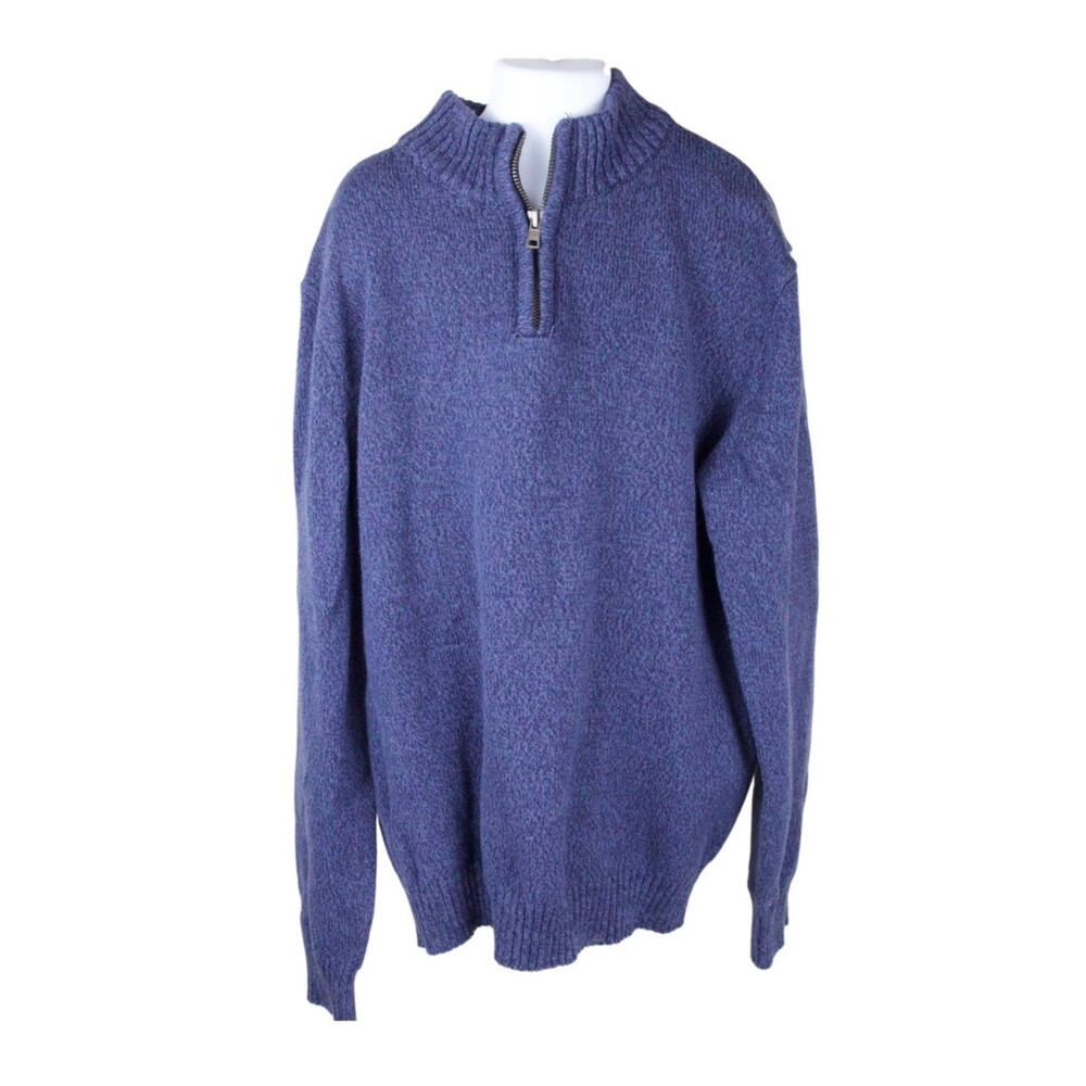 Rumi + Ryder Boys Blue Quarter Zip Sweater | L (12–14)
